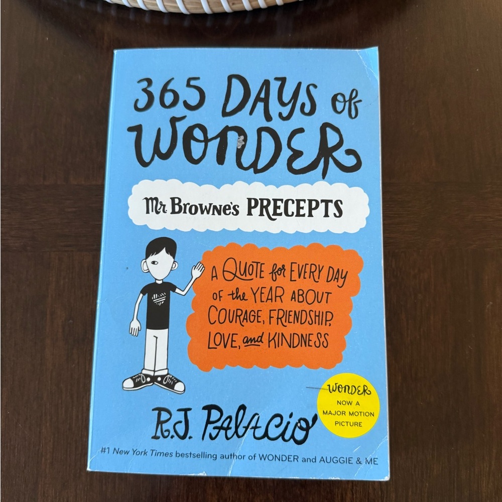 365 Days of Wonder: Mr. Browne's Precepts paperback book